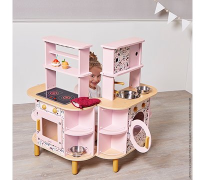 Изображение 10 Кухня Janod Кухня розовая двусторонняя - J06616