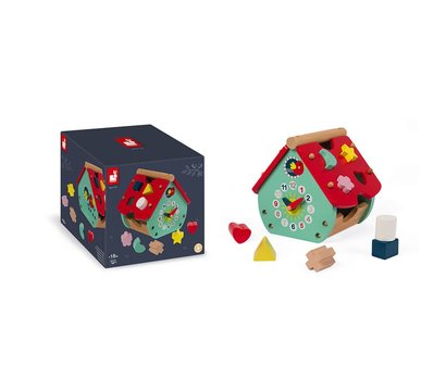 Изображение 2 Игрушка для малышей Janod Домик с часами - J08008