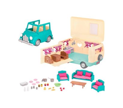Изображение 3 Игровой набор Lil Woodzeez Кемпер голубой - 6486Z для