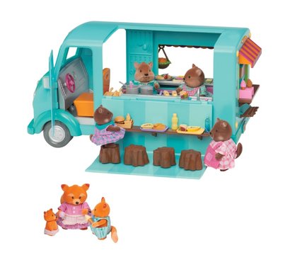 Зображення 4 Ігровий набір Lil Woodzeez Закусочная на колесах - 61522Z для