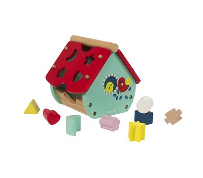 Изображение 4 Игрушка для малышей Janod Домик с часами - J08008