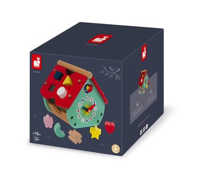 Изображение 6 Игрушка для малышей Janod Домик с часами - J08008