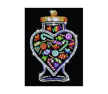 Изображение 2 Развивающий Sequin Art Orange Банка с цукерками - SA1505