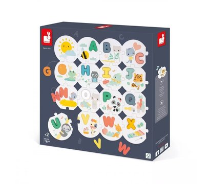 Изображение 3 Развивающая игрушка Janod Мой первый алфавитный пазл - J08045