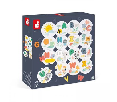 Изображение 4 Развивающая игрушка Janod Мой первый алфавитный пазл - J08045