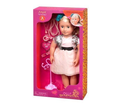 Зображення 5 Our Generation Аня с украшениями 46 см - BD31052Z