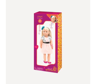 Зображення 6 Our Generation Аня с украшениями 46 см - BD31052Z