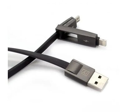 Зображення 2 Кабель Remax RC-042t Strive Lightning/microUSB, 1м Black - 6954851272939