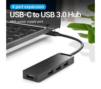 Зображення 2 USB Hub (хаб) Vention TGKBB
