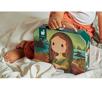 Изображение 2 Пазл Janod Леонардо да Винчи 100 эл - J02579