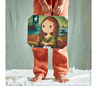 Изображение 3 Пазл Janod Леонардо да Винчи 100 эл - J02579