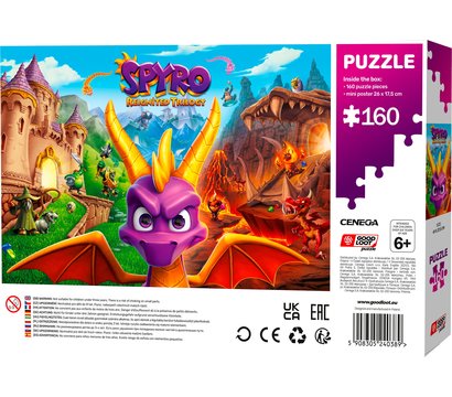 Изображение 3 Пазл Good Loot Spyro Reignited Trilogy Puzzles 160 эл - 5908305240389
