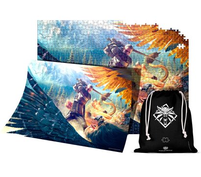 Зображення 3 Пазл Good Loot Witcher: Griffin Fight puzzles 1000 эл - 5908305231233