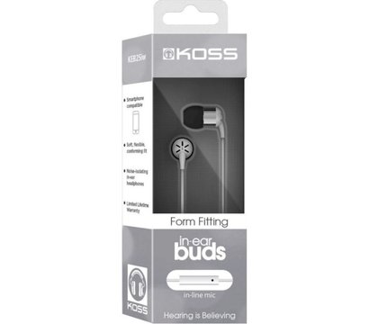 Изображение 3 Наушники Koss KEB25iW In-Ear Mic White для плеера