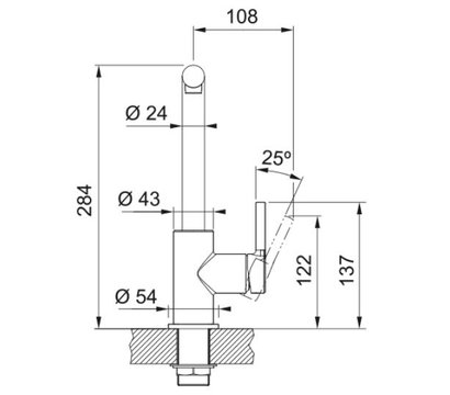 Изображение 3 Смеситель Franke Lina L Shape, 115.0693.393