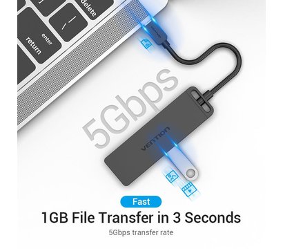 Зображення 4 USB Hub (хаб) Vention TGKBB