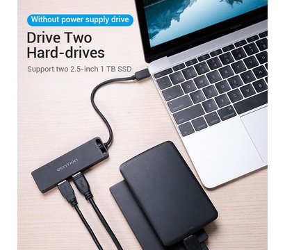Зображення 6 USB Hub (хаб) Vention TGKBB