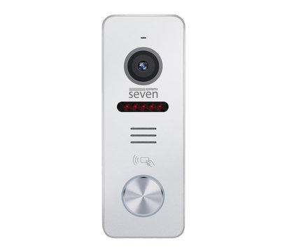 Зображення 2 Домофонна система Seven DP-7571/02Kit White, Колір (домофон + панель): білий + білий