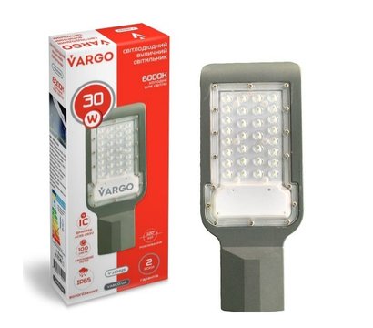 Изображение 2 LED светильник Vargo V-330225 30W 6500K 220V уличные