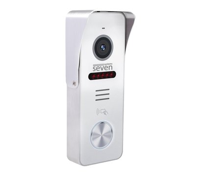 Зображення 3 Домофонна система Seven DP-7571/02Kit White, Колір (домофон + панель): білий + білий