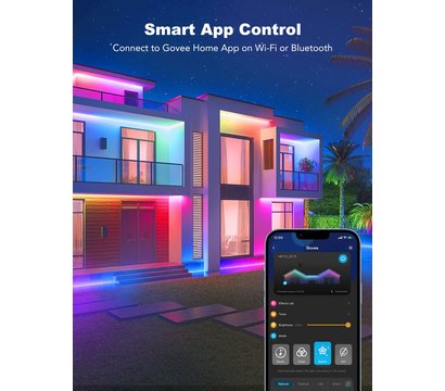 Изображение 11 Smart лента Govee H6172 Phantasy Outdoor LED RGBIC Strip Lights 10м White