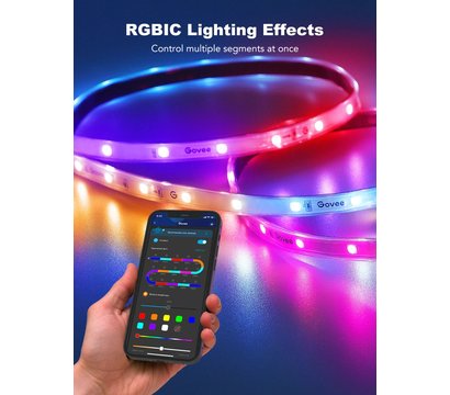 Изображение 10 Smart лента Govee H6172 Phantasy Outdoor LED RGBIC Strip Lights 10м White