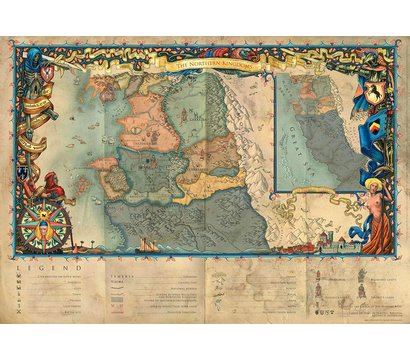Зображення 3 Пазл Good Loot Witcher 3 Northern Kingdoms Puzzles 1000 эл - 5908305242994
