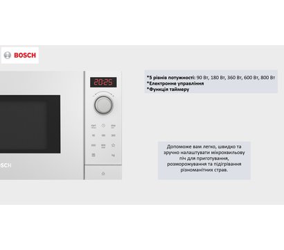 Зображення 4 Мікрохвильовка Bosch FFL023MW0