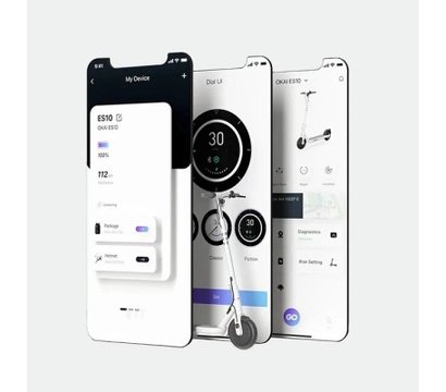Зображення 6 Електросамокат OKAI ES10-NEON Lite White