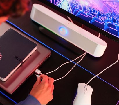 Зображення 9 Акустична система 2.0 Trust GXT 619 Thorne RGB Illuminated White - 25110