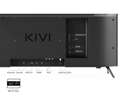 Зображення 8 Телевізор Kivi 32H760QB HD (1366x768)