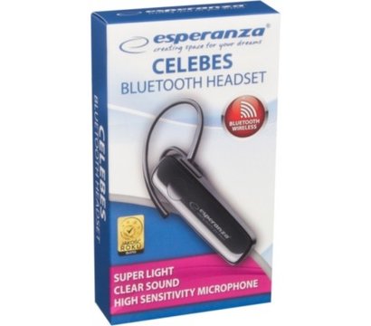 Изображение 3 Bluetooth гарнитура Esperanza Celebes Black — EH184K