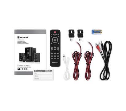 Изображение 6 Акустическая система 2.1 REAL-EL M-555 Black