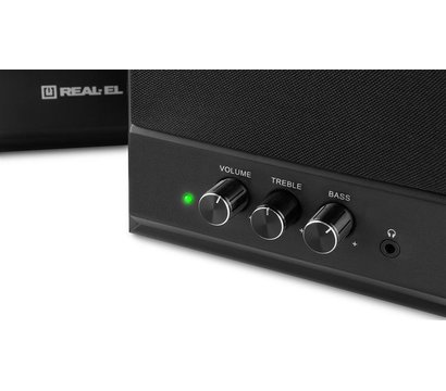 Зображення 8 Акустична система 2.0 REAL-EL S-305 Black