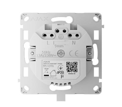 Изображение 2 Умная розетка Ajax OutletCore (smart) серый цвет