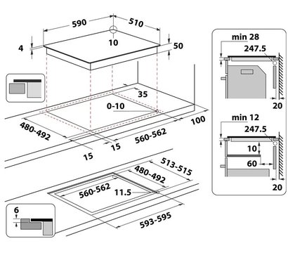 Изображение 9 Варочная поверхность Whirlpool WLB4060CPNE