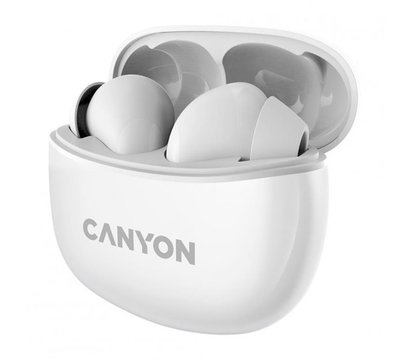 Зображення 2 Bluetooth гарнітура Canyon TWS-5 White — CNS-TWS5W