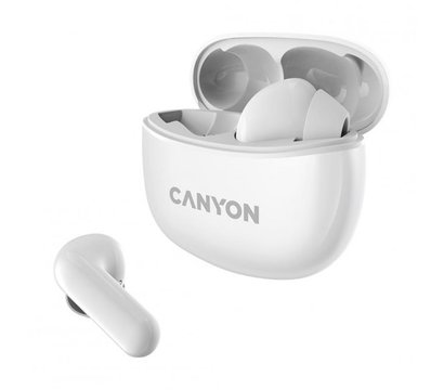 Зображення 3 Bluetooth гарнітура Canyon TWS-5 White — CNS-TWS5W