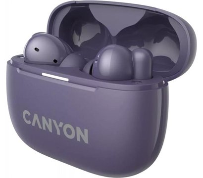 Изображение 4 Bluetooth гарнитура Canyon OnGo TWS-10 ANC ENC Purple — CNS-TWS10PL