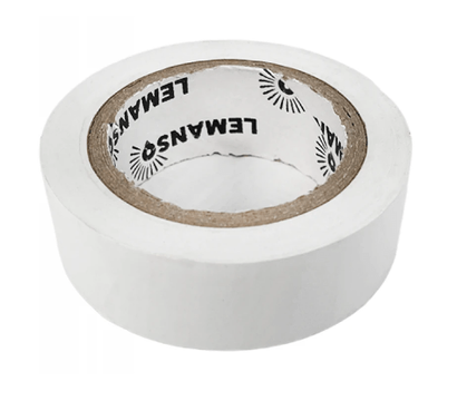 Зображення 2 Ізолента Lemanso LMA006 0,13мм.х19мм. 10м, white, Колір: білий