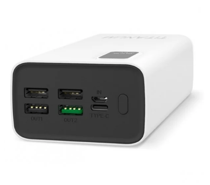 Зображення 3 Універсальна мобільна батарея Titanium 728S 30000mAh 22.5W White