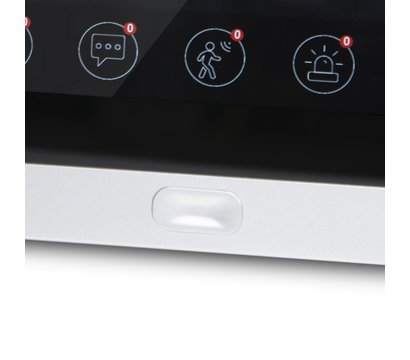 Изображение 8 Комплект видеодомофона Bcom BD-760FHD/T Silver + BT-400FHD Silver, Цвет (домофон + панель): серебряный + серебряный