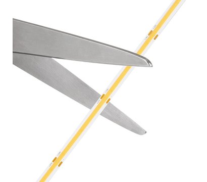 Зображення 4 LED стрічка Prolum Pro Cob-480 IP20 24V, warm white під 24В, Колір світіння: теплого білого