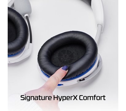 Зображення 2 Навушники HyperX Cloud Stinger 2 PS4/PS5, mini-jack, White-Blue — 75X29AA