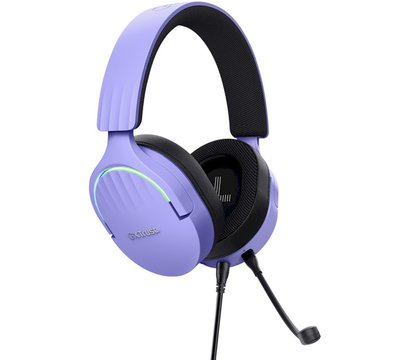Зображення 2 Навушники Trust GXT 490 FAYZO, 7.1, USB-A, 2м, Violet — 25303 з мікрофоном