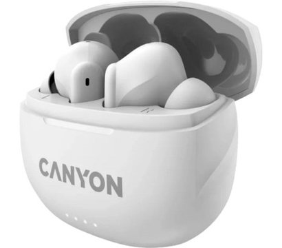Изображение 2 Наушники Canyon TWS-8 White — CNS-TWS8W для телефона