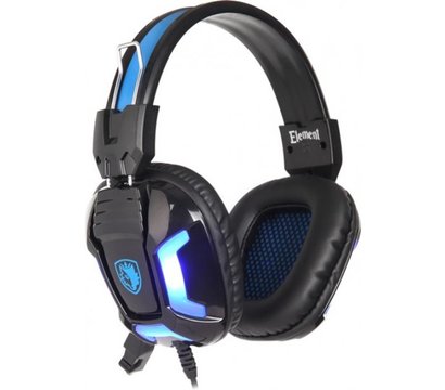 Изображение 2 Наушники Sades SA-702 Element Black/Blue геймерские