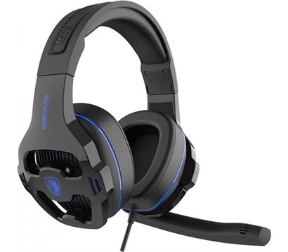 Зображення 2 Навушники Sades SA-726 Ppower Black/Blue зйомний