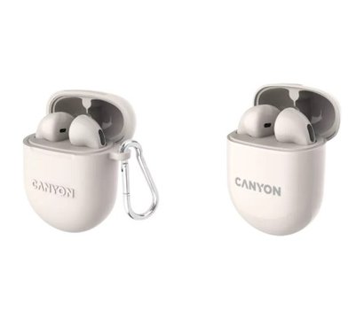 Изображение 3 Наушники Canyon TWS-6 Beige — CNS-TWS6BE для телефона