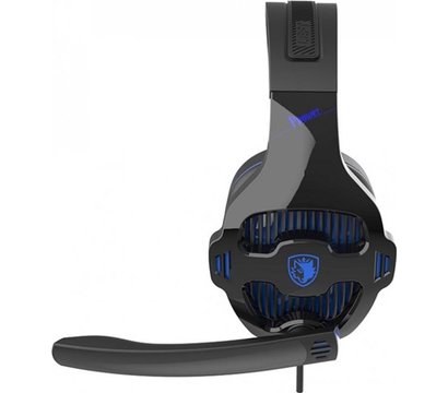 Зображення 3 Навушники Sades SA-726 Ppower Black/Blue зйомний
